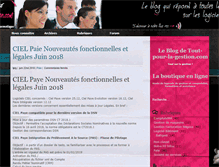 Tablet Screenshot of blog.tout-pour-la-gestion.com